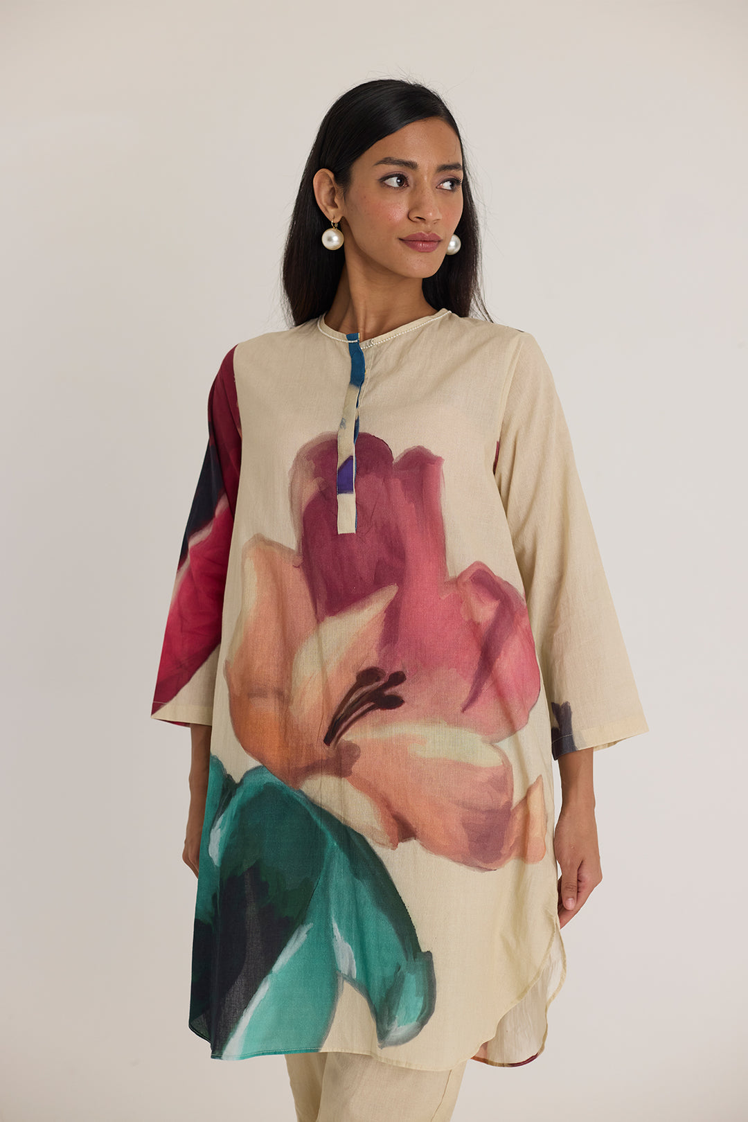 Lila Short Kurta Set