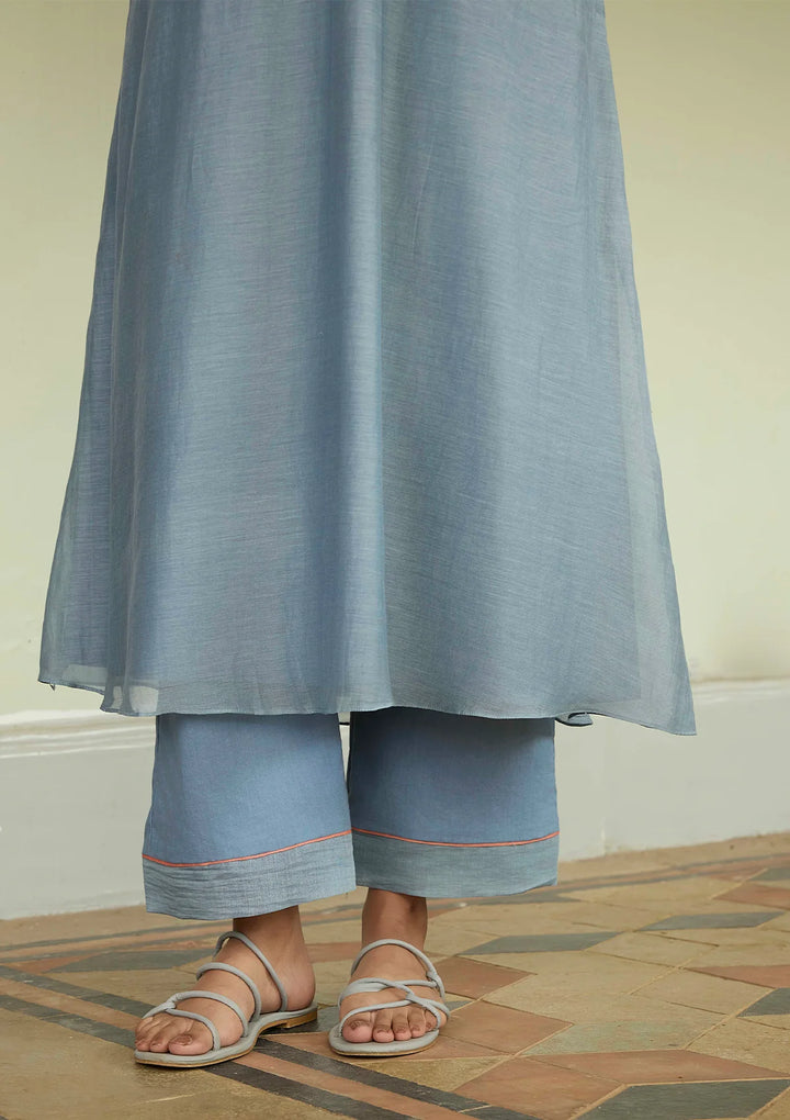 Mist Blue Applique Co-ord Set