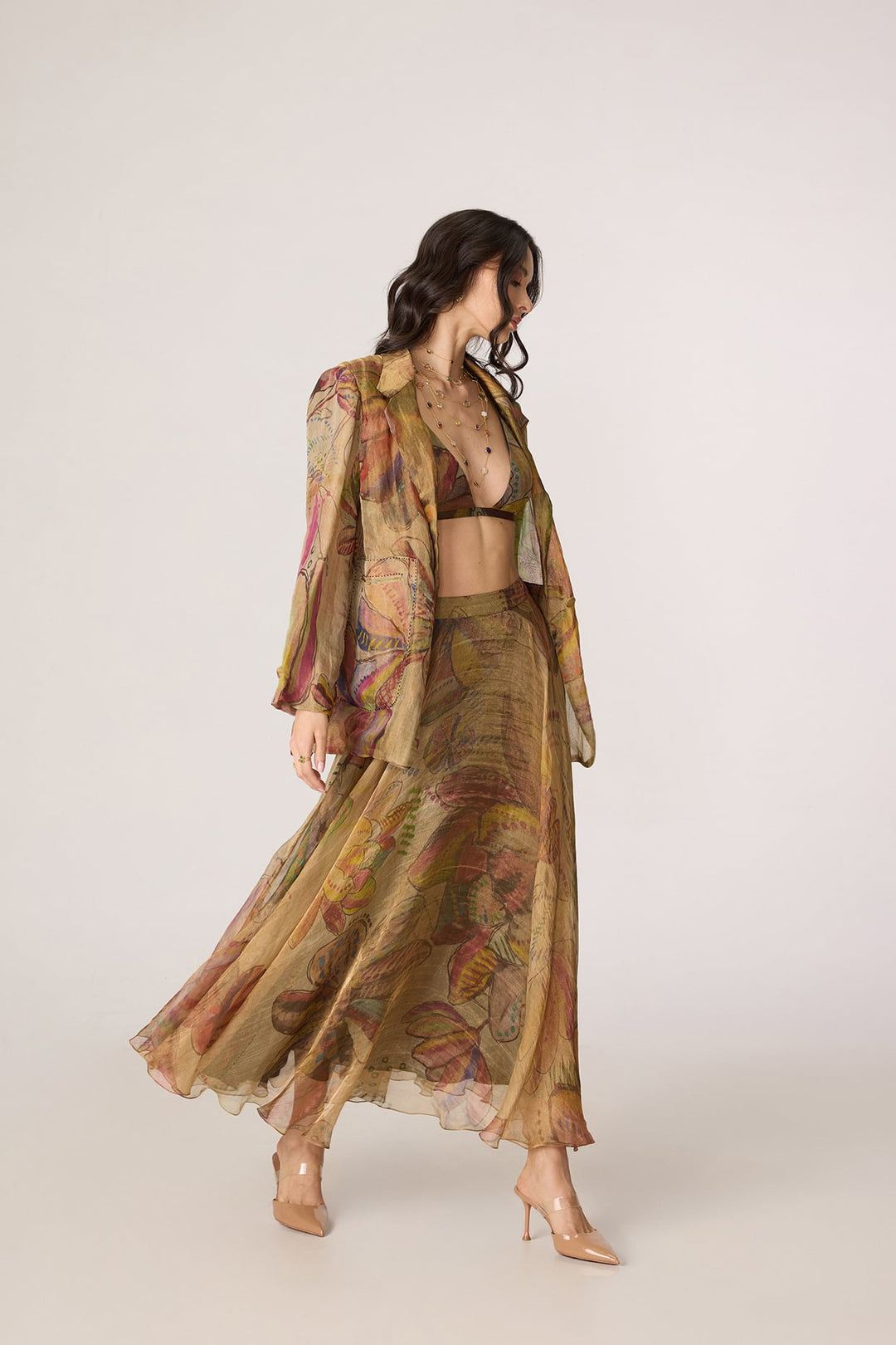 Micah Blazer, Arleth Bralette & Revah Skirt