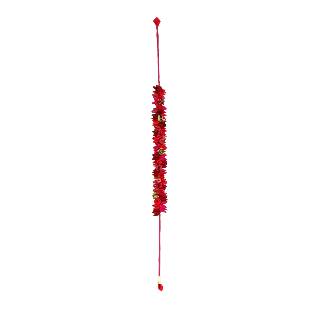 Red Multi Mix Mogra Gajra