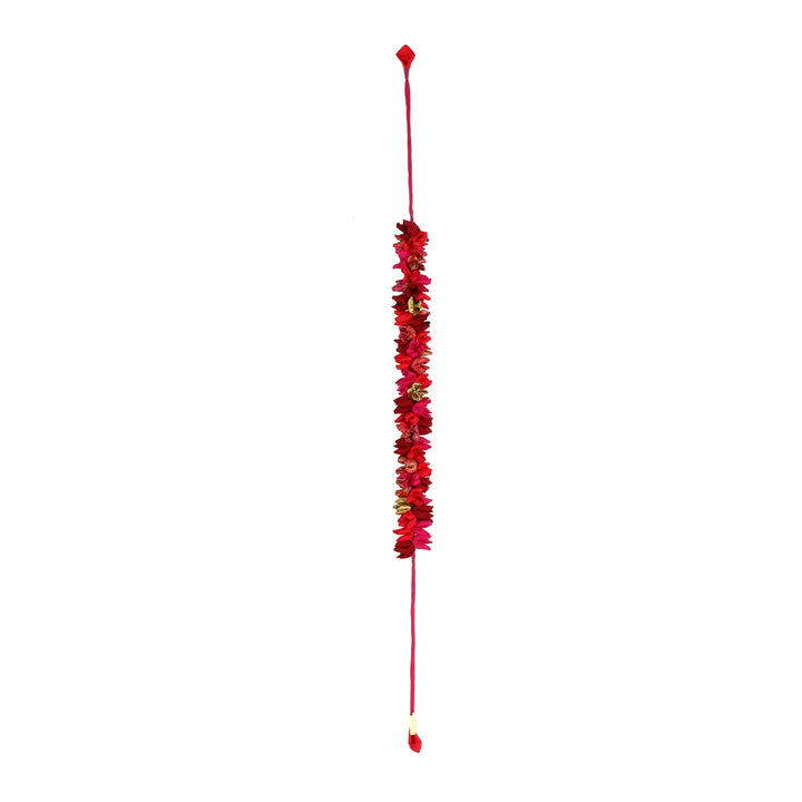Red Multi Mix Mogra Gajra