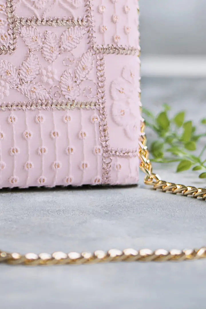 Mosaic Luxe Embroidered Clutch