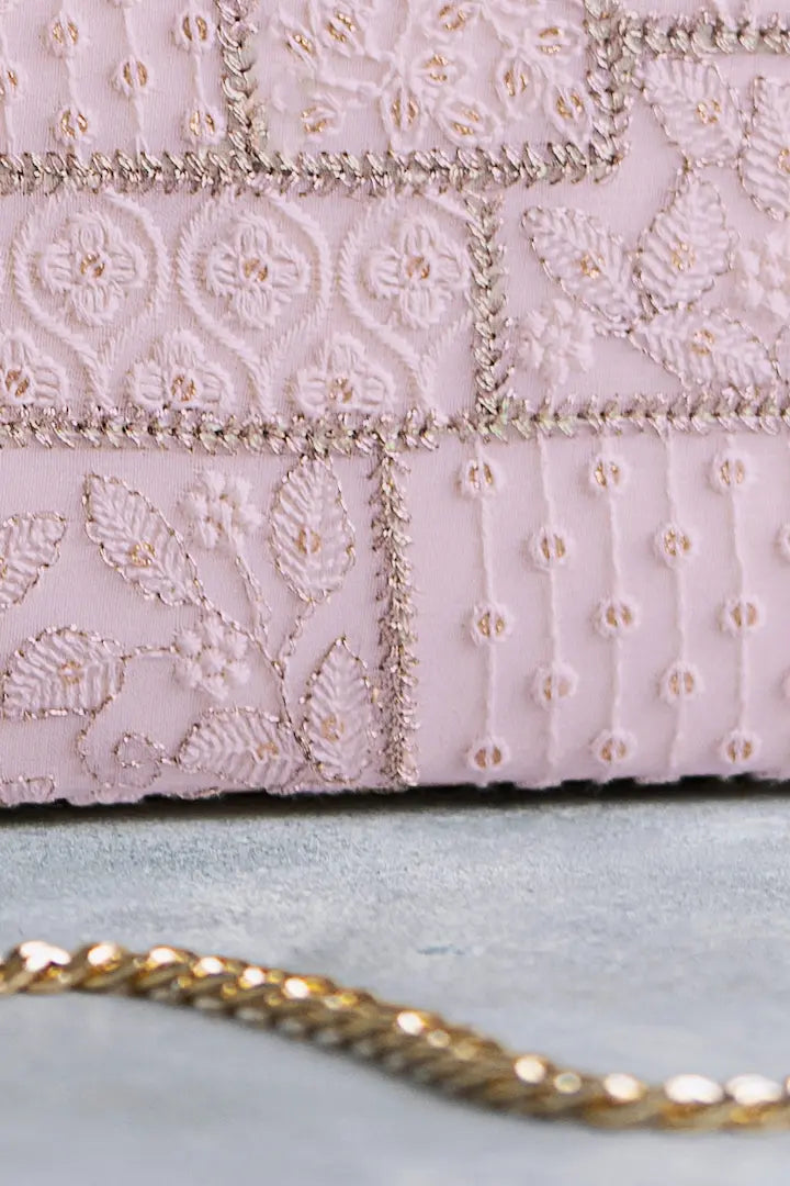 Mosaic Luxe Embroidered Clutch