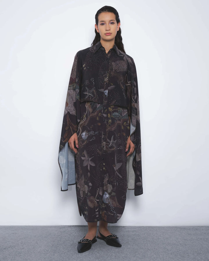 Manto Shirt Dress in Silva Print