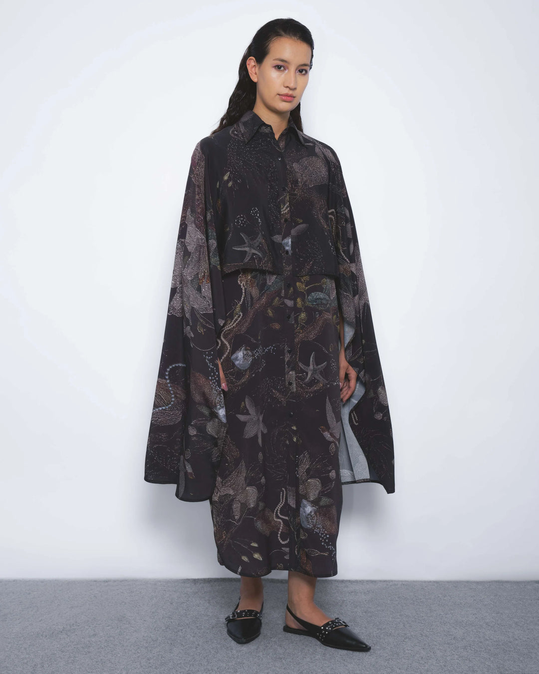 Manto Shirt Dress in Silva Print