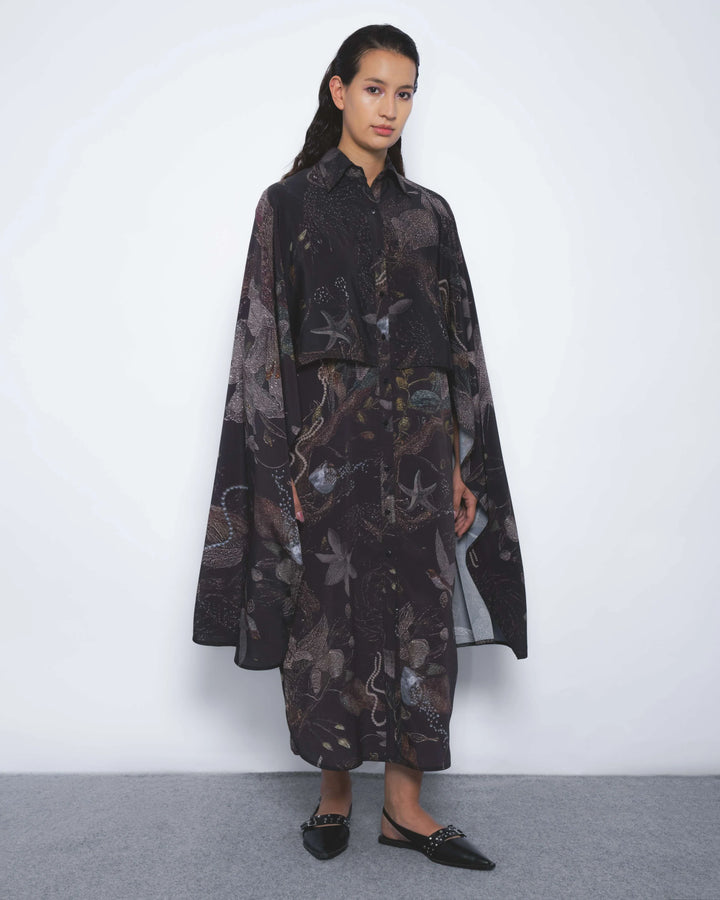 Manto Shirt Dress in Silva Print