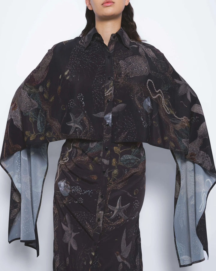Manto Shirt Dress in Silva Print
