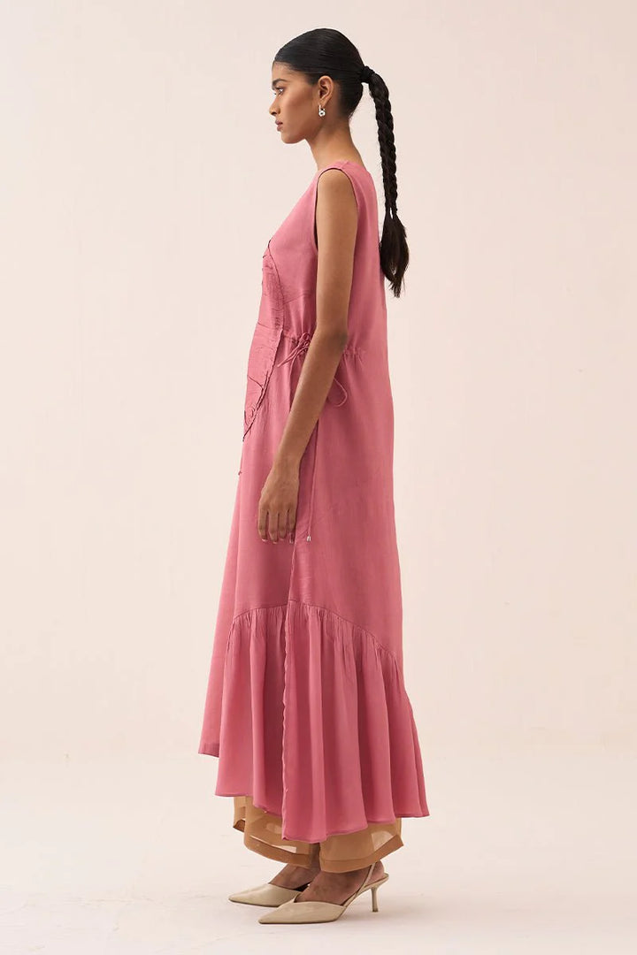 Multi Drawstring Dress