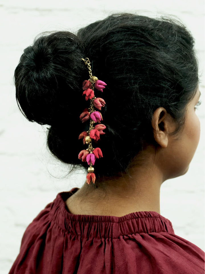 Red Multi Juda Pin