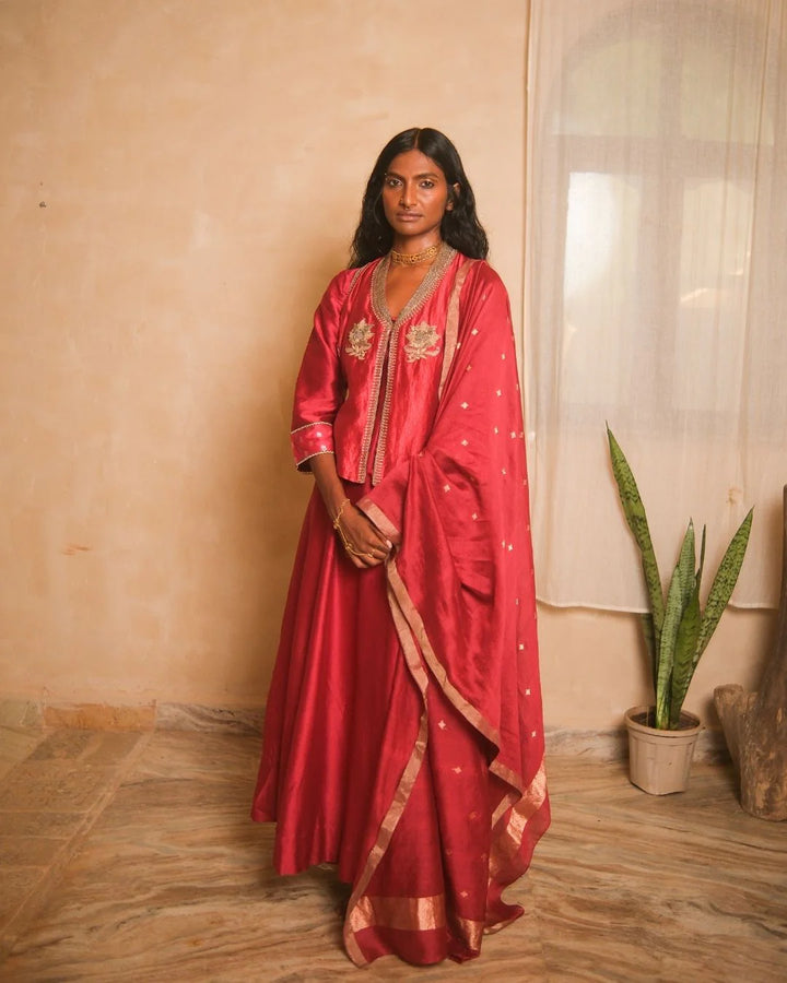 Kurta With Pants & Dupatta