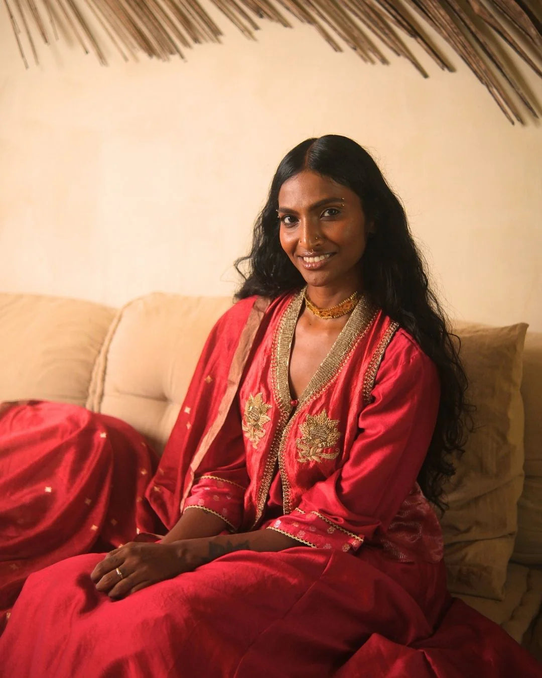 Kurta With Pants & Dupatta
