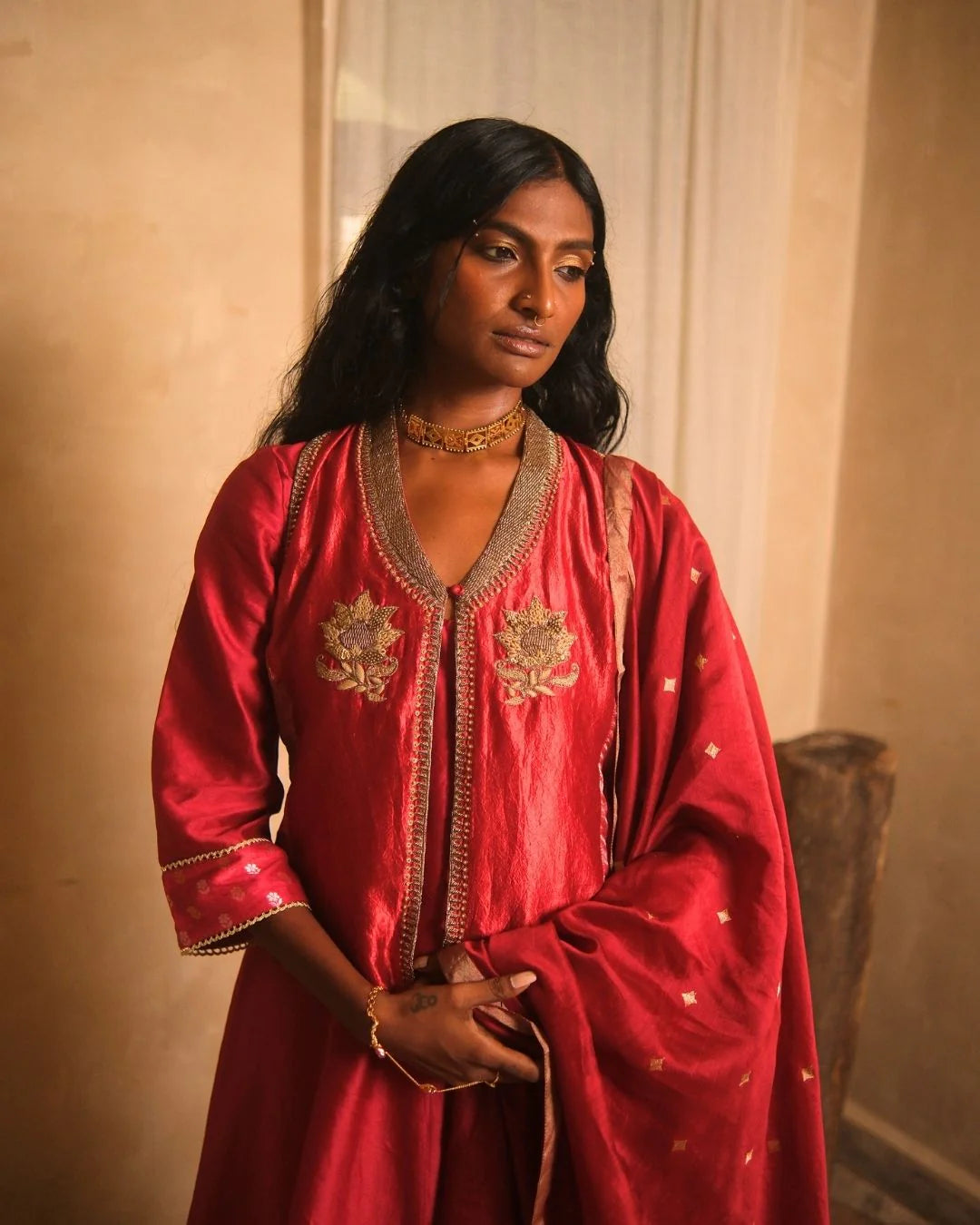 Kurta With Pants & Dupatta