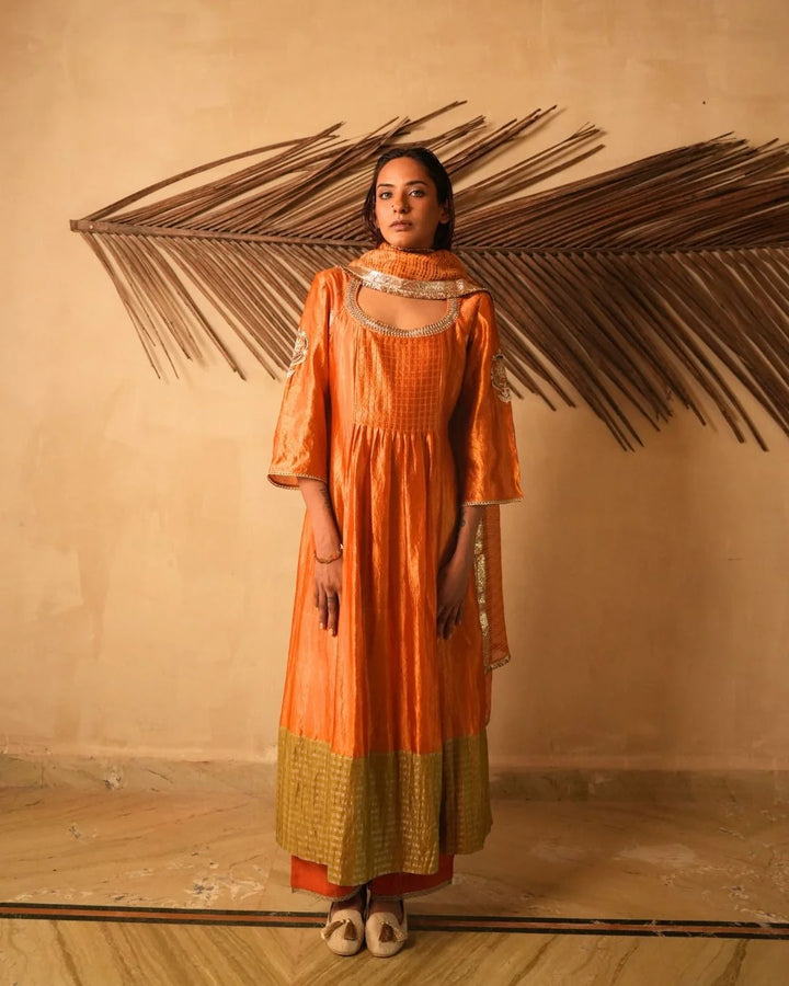 Kurta With Pants & Dupatta
