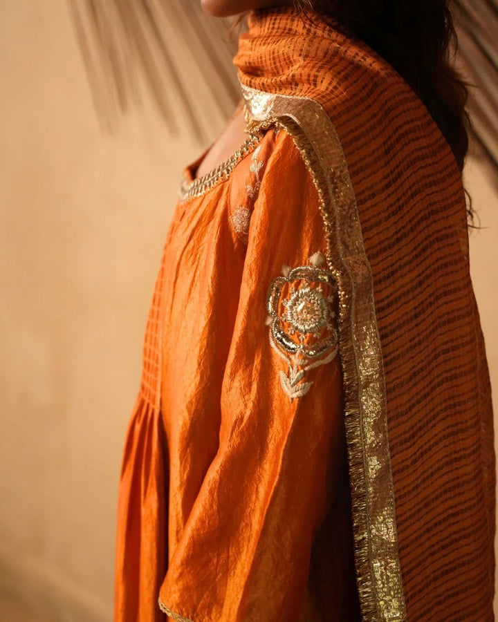 Kurta With Pants & Dupatta