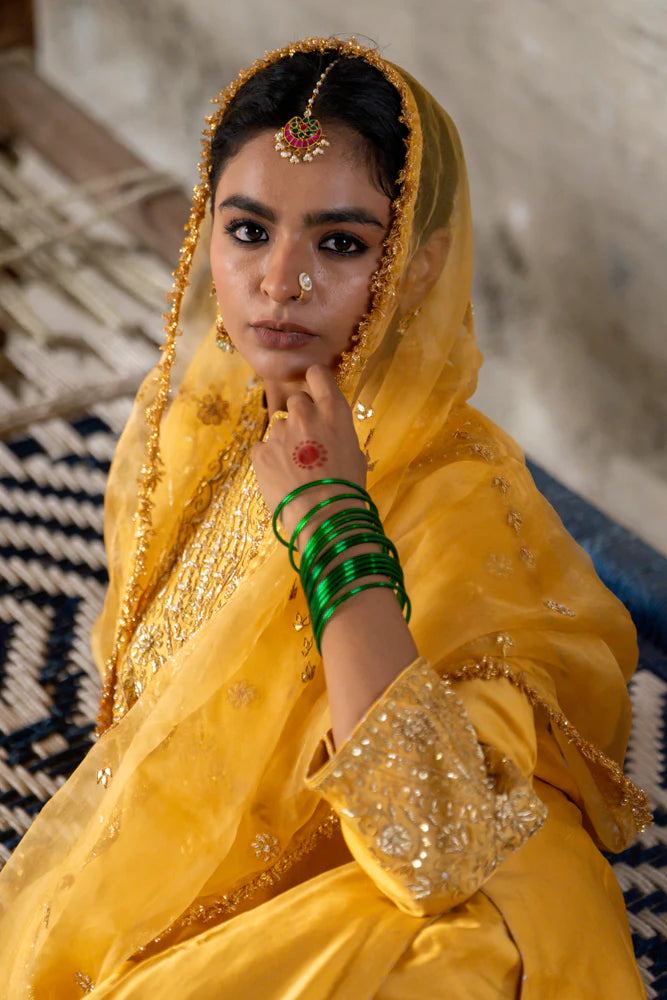 Mustard Yellow Straight Kurta Set