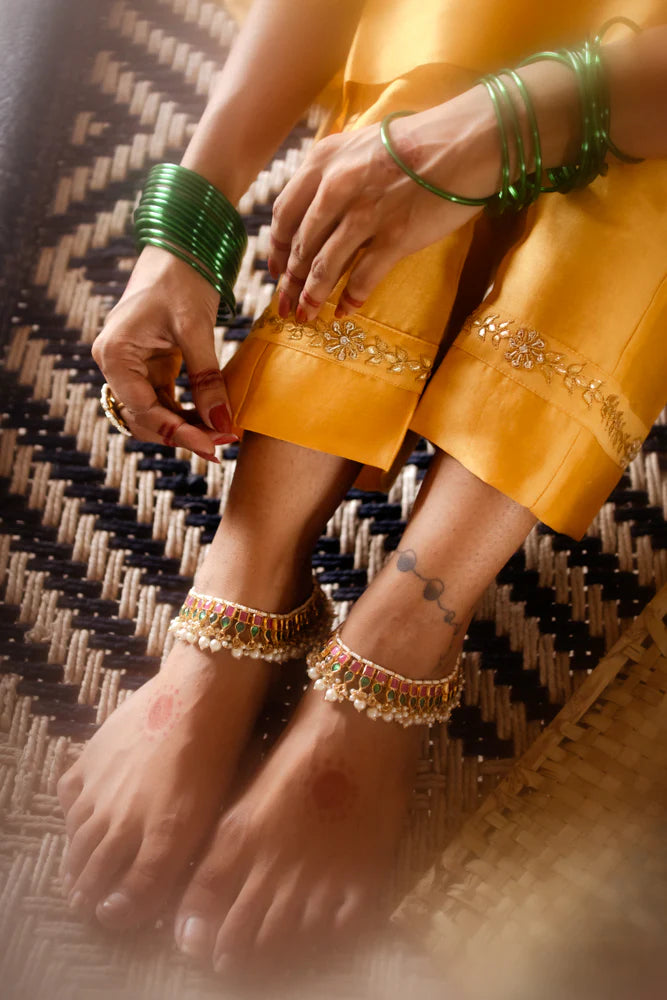 Mustard Yellow Straight Kurta Set