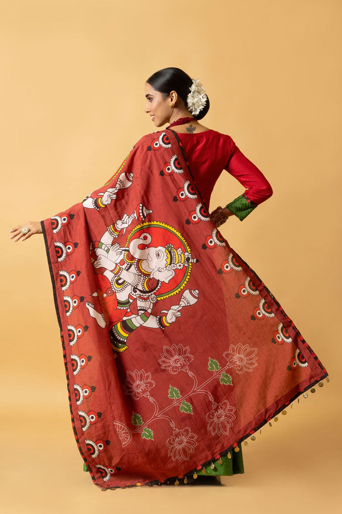 natya ganapati dupatta