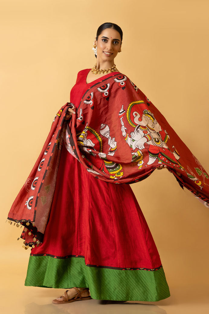 natya ganapati dupatta