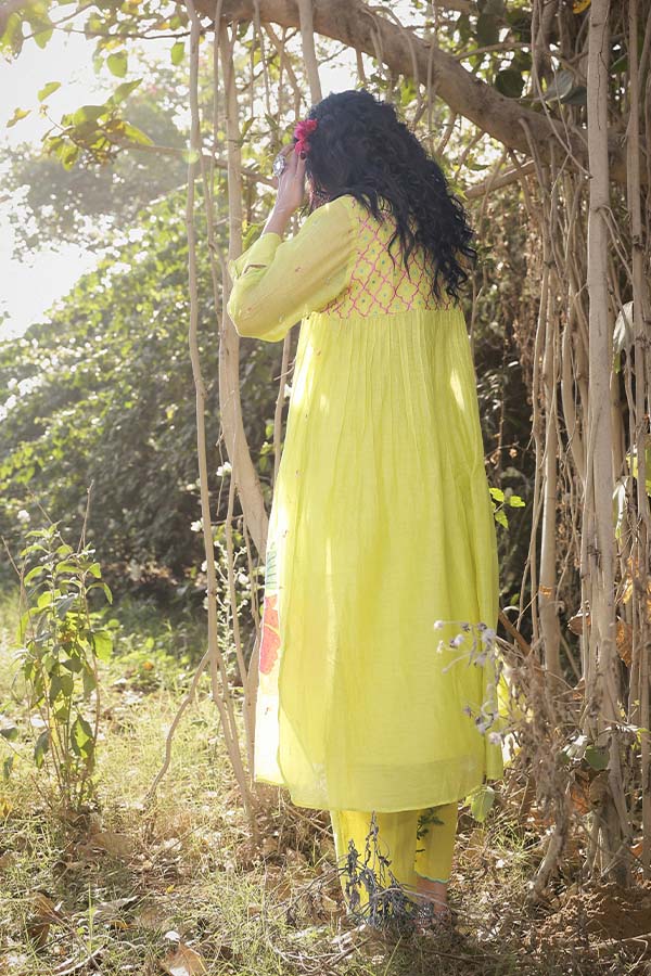 Neon Green Applique Co-ord