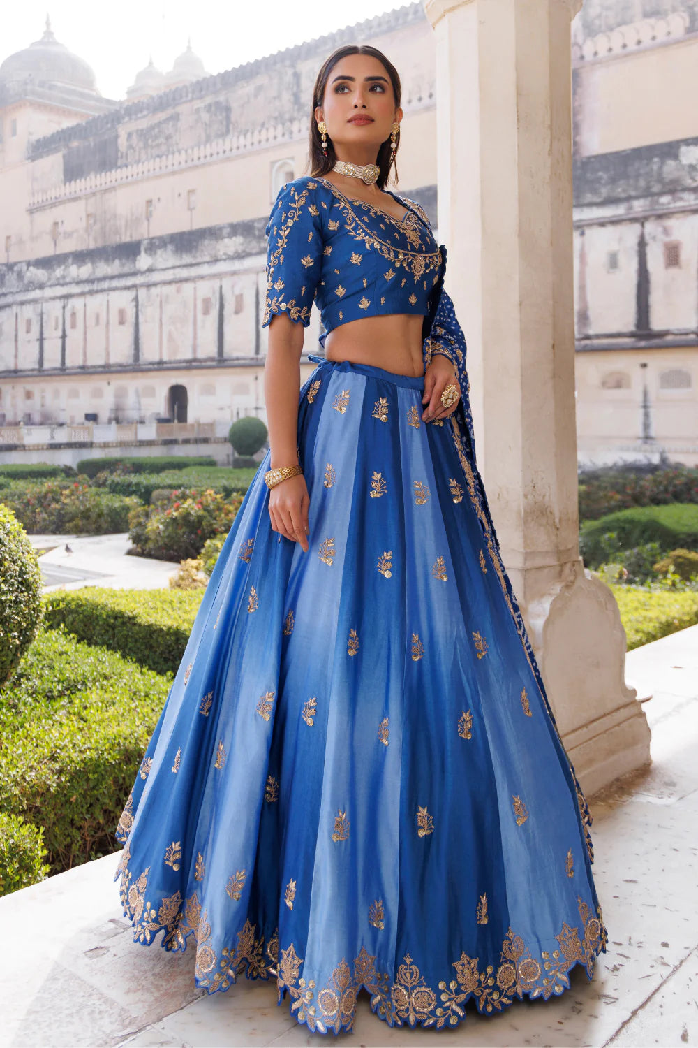 Nura Lehenga Set