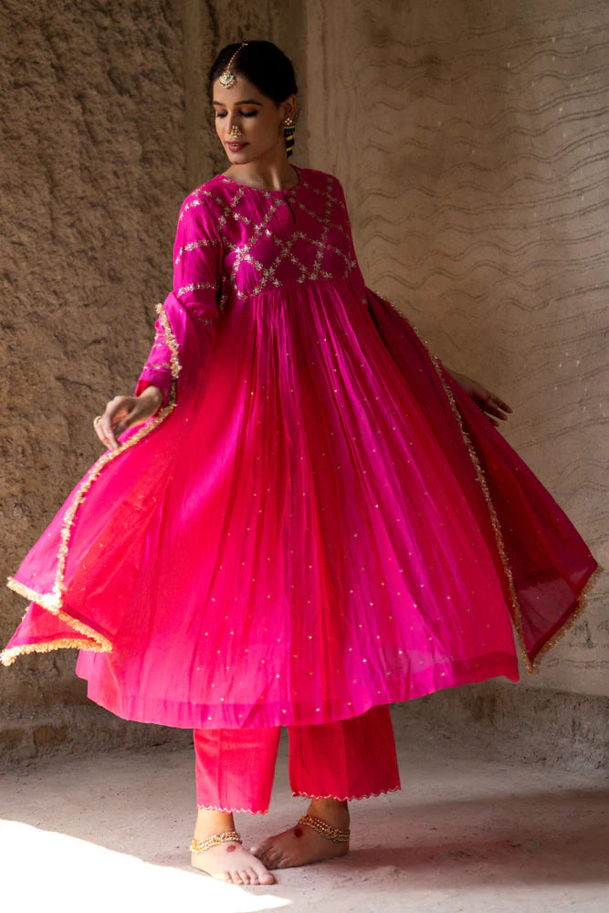 Neev Rani Anarkali Suit Set