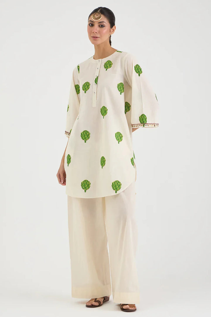 Off White Artichoke Set