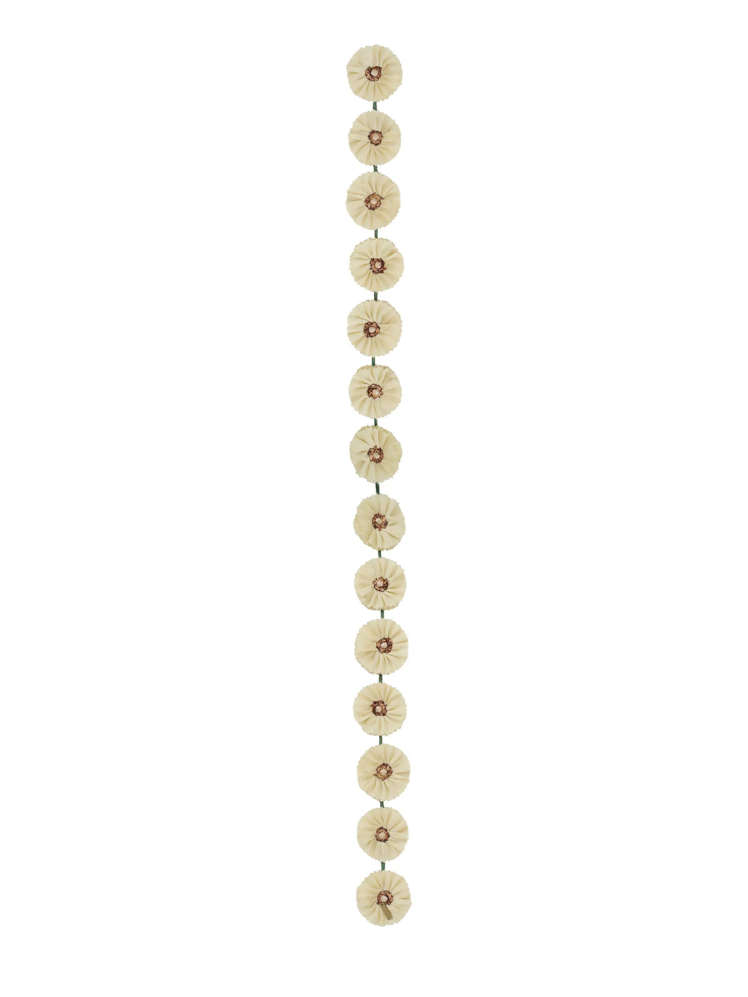 Off White Kusum Gajra Long