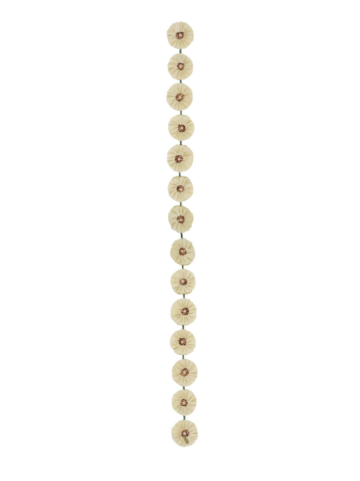 Off White Kusum Gajra Long