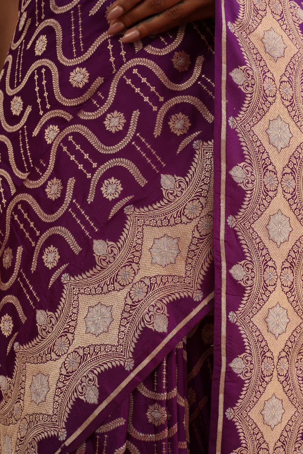 Orchid Handwoven Saree