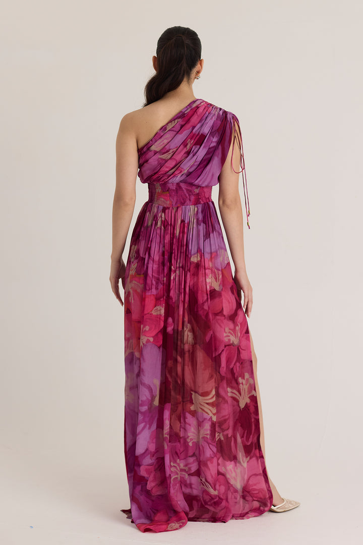 Violet One Shoulder Dress