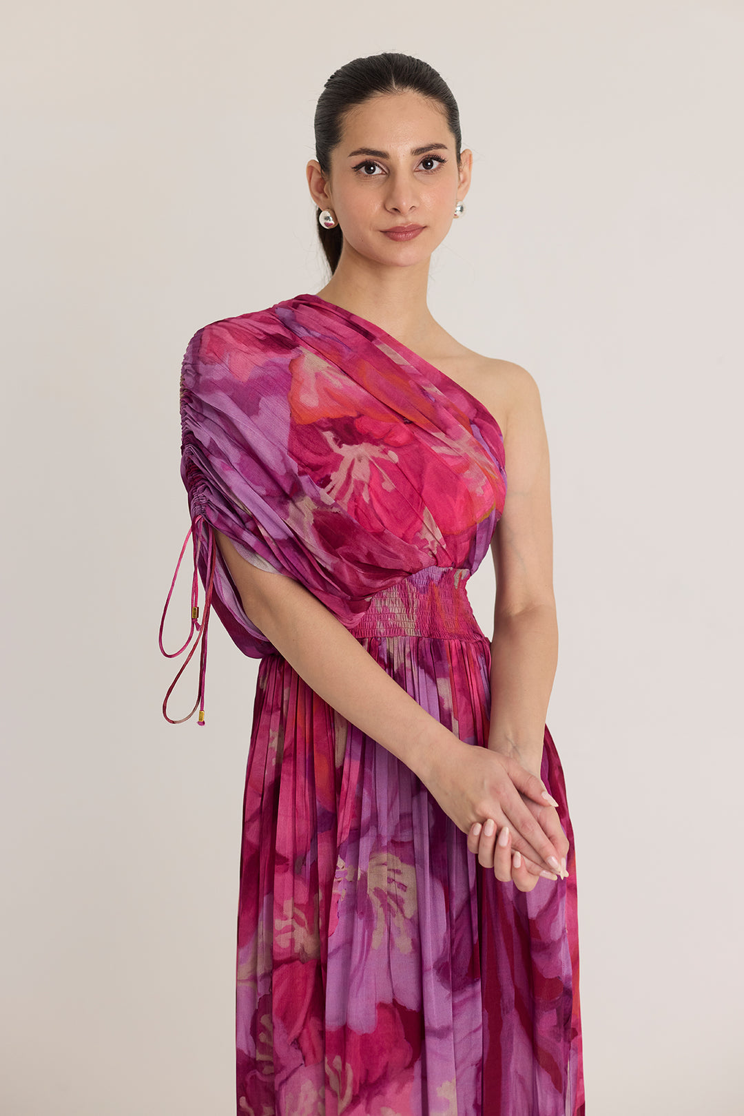 Violet One Shoulder Dress