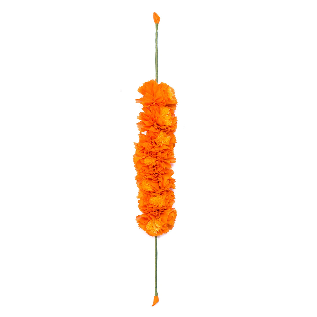 Orange Genda Phool Gajra