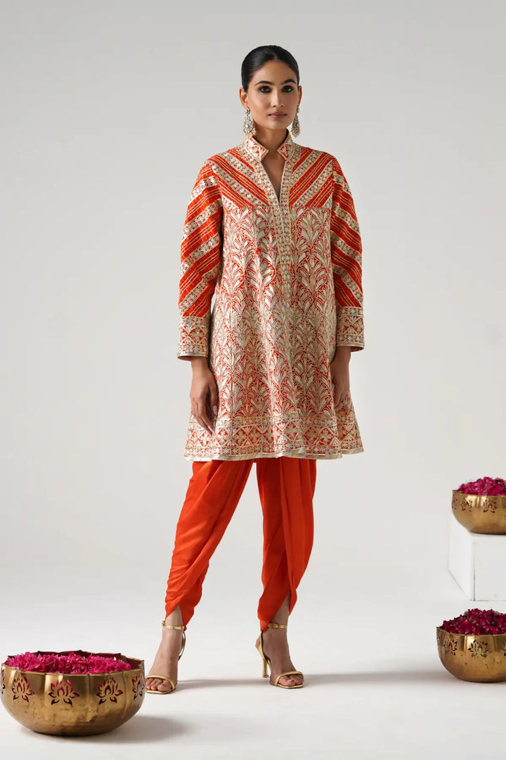 Dilruba - Baby Doll Set - Orange