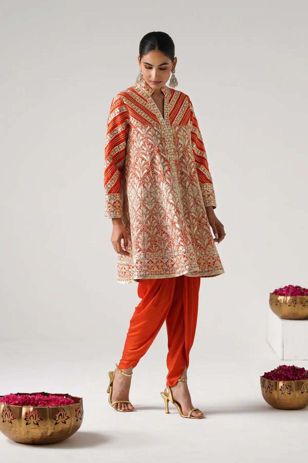 Dilruba - Baby Doll Set - Orange
