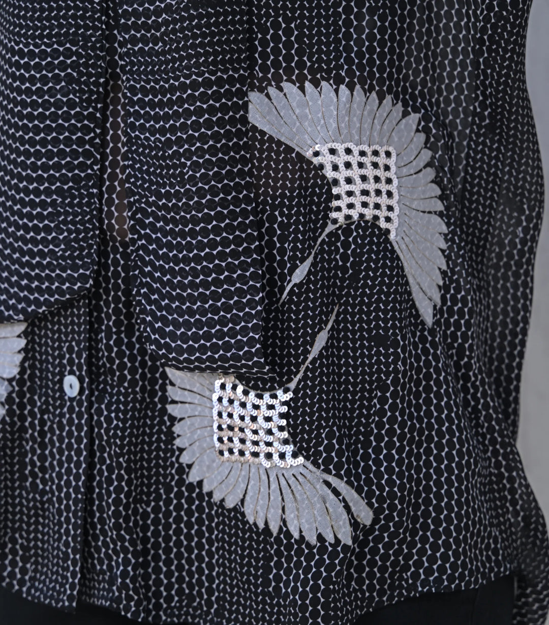 Onyx Wing BowTie Shirt