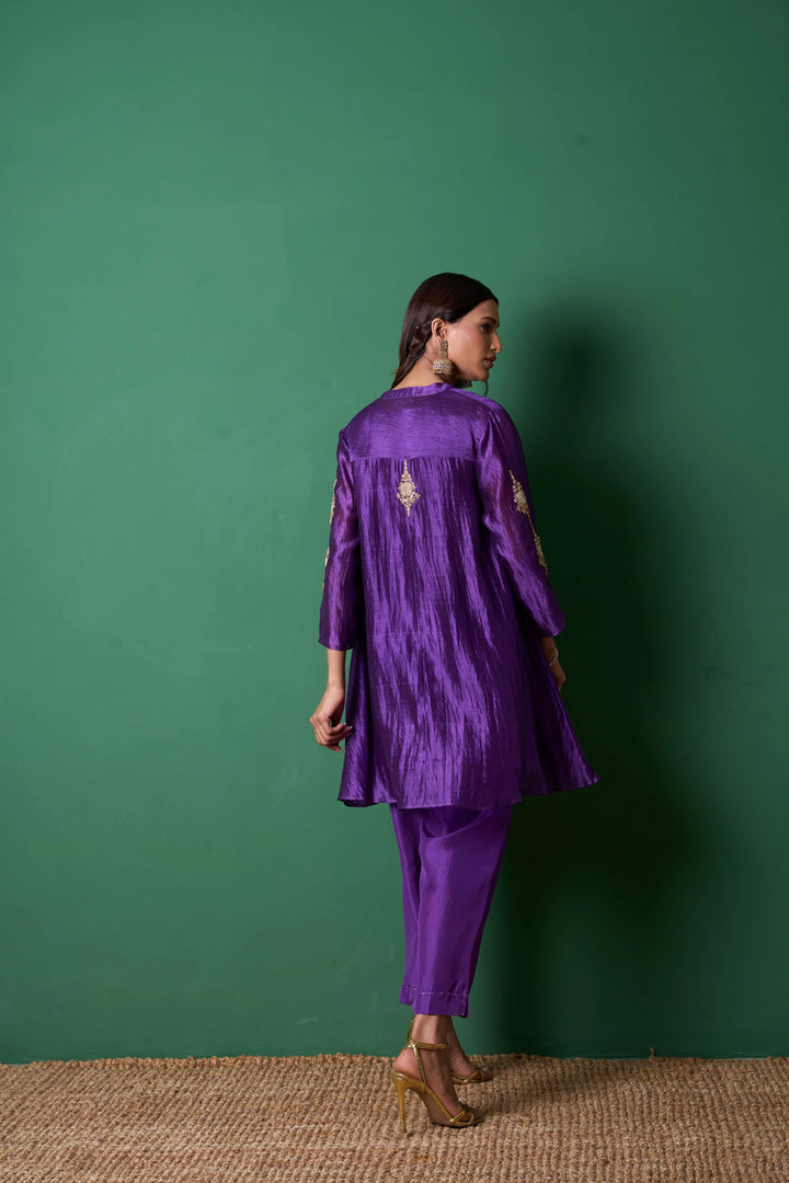 Paradise Purple Kurta (Set of 2)