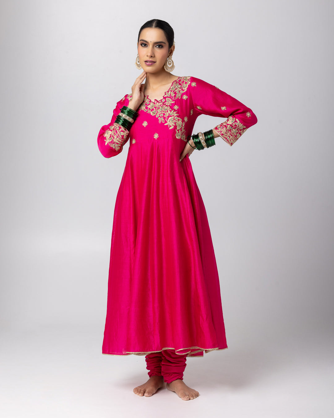 rani pink churidar