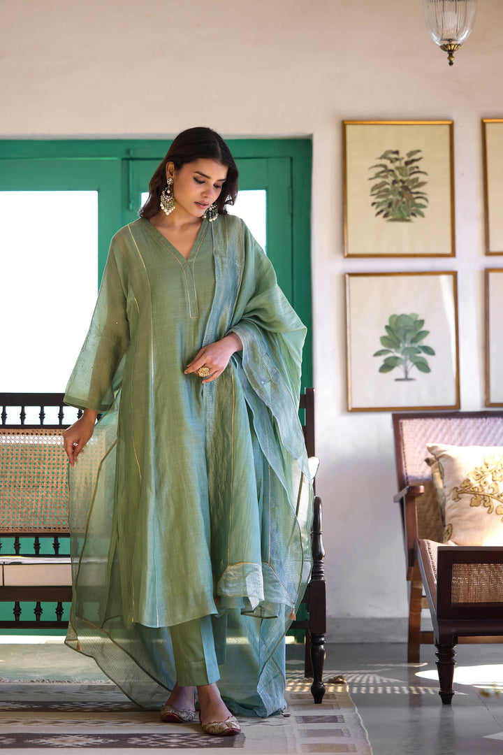 Purvai Dhoop Chaon Kurta Set