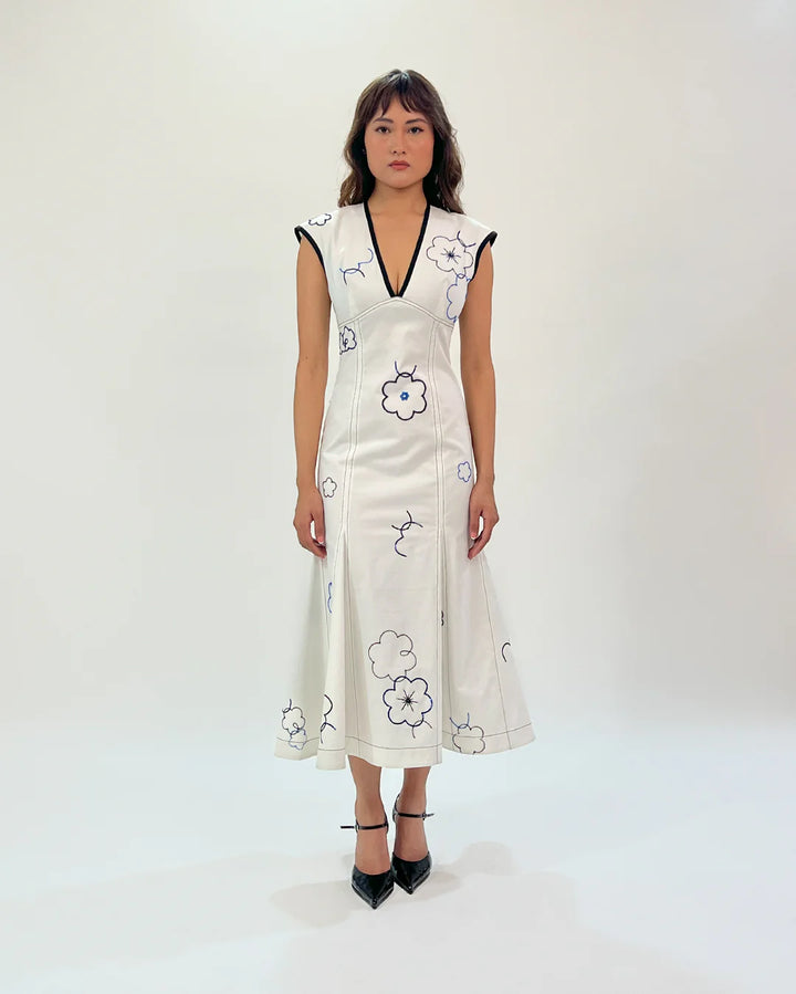 Peony Embellished Dress