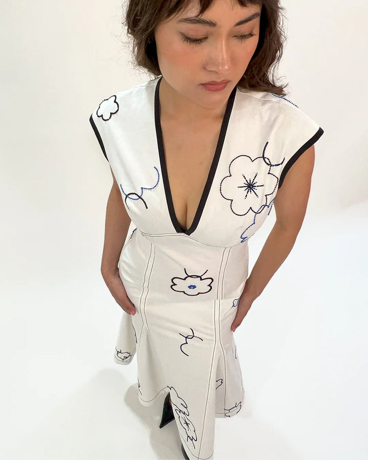 Peony Embellished Dress