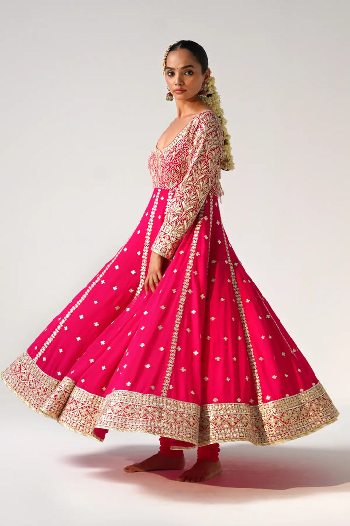 Dilruba - Kalidaar Set - Pink