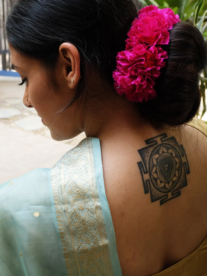 Pink Genda Phool Gajra