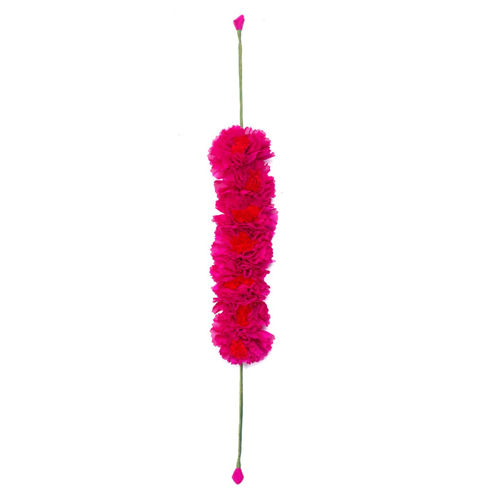 Pink Genda Phool Gajra