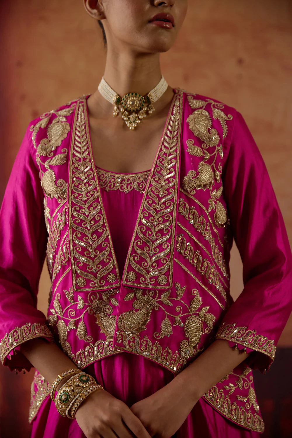 Priyam Jacket Anarkali Set