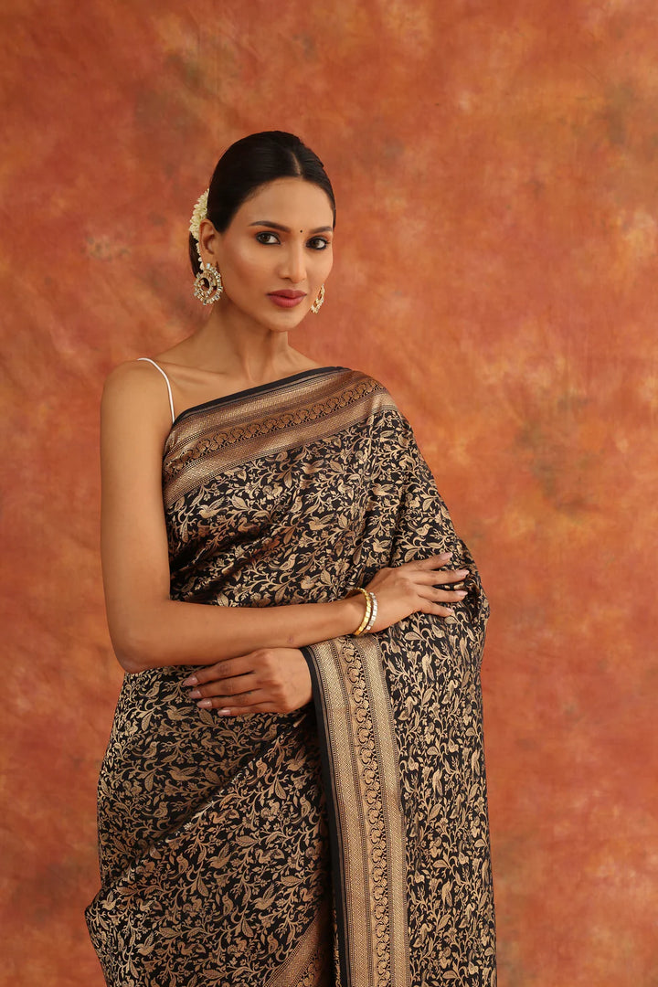 Persian Lily Handwoven Saree