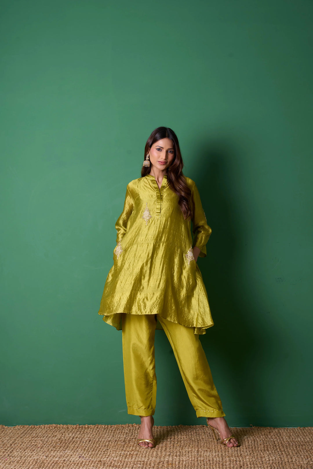 Paradise Mehandi Kurta (Set of 2)