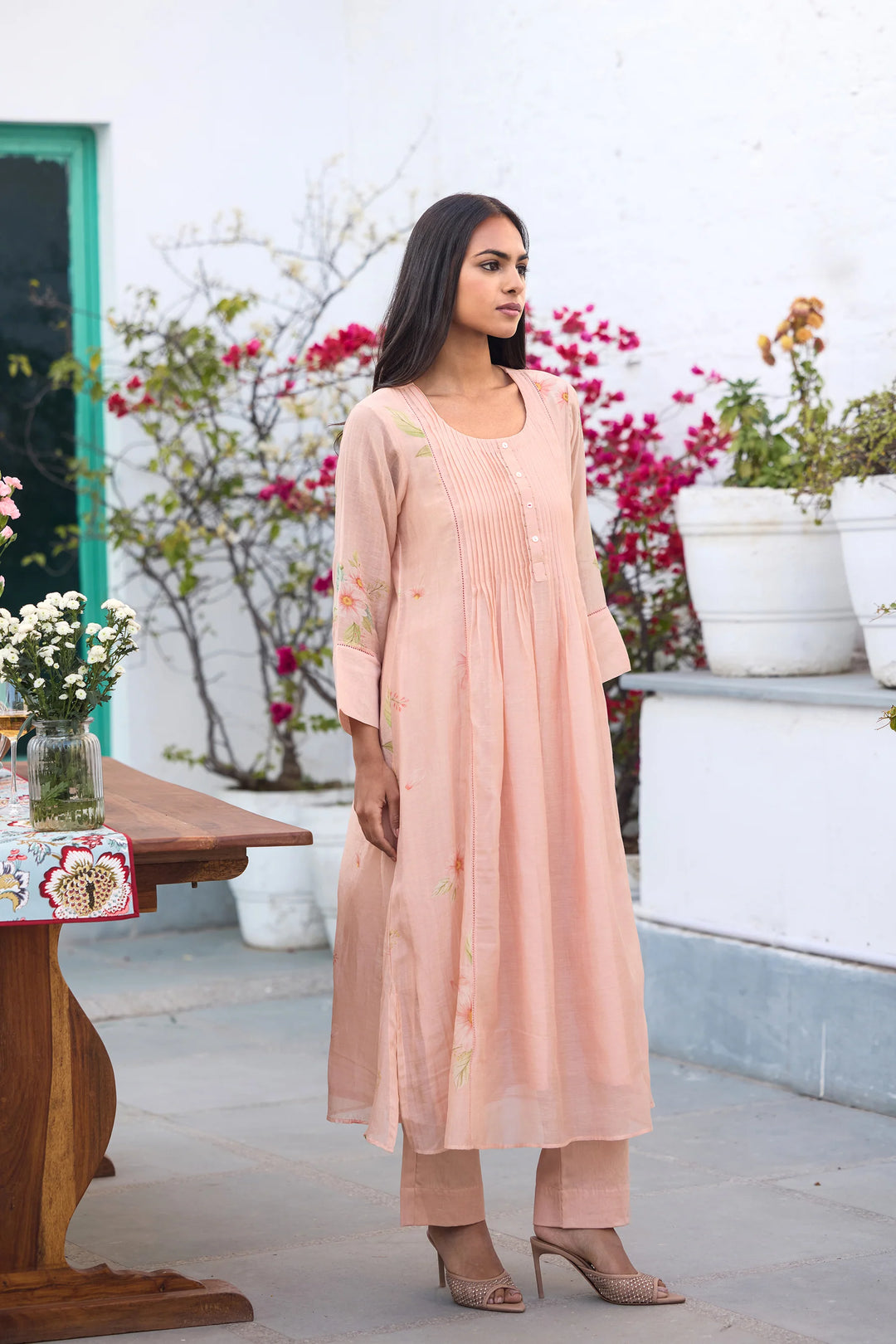Peach Petal Avril Kurta Set