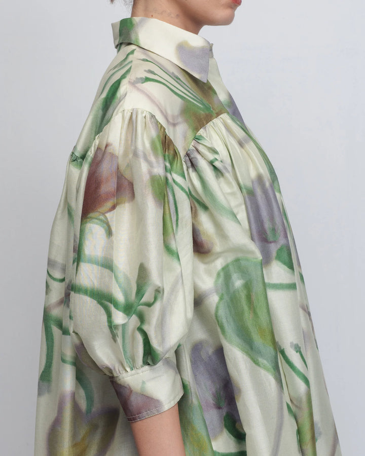 Paron Print Drop Shirt Dress