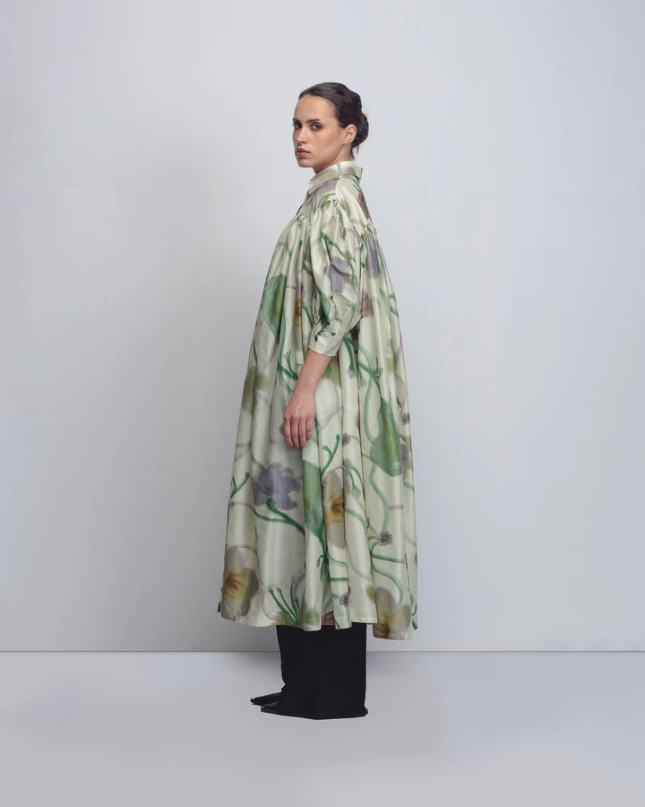 Paron Print Drop Shirt Dress