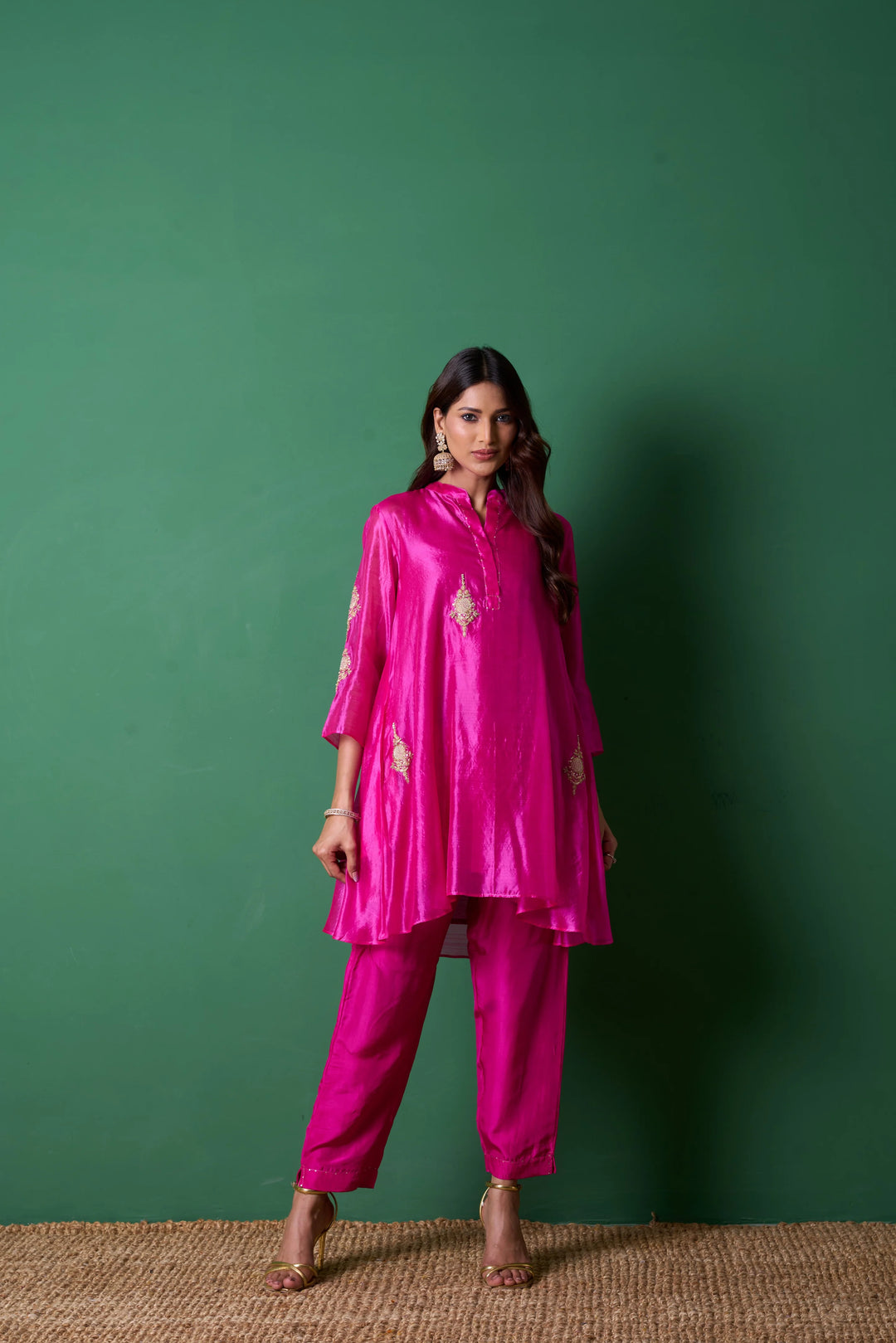 Paradise Pink Kurta (Set of 2)